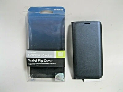 Nueva Funda Original Samsung Galaxy S6 Edge Cartera Abatible - Azul Foto 1 de 4