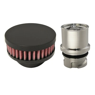 Cubierta de válvula Breather Cadillac 2004-2015 CTS-V LS6 5.7 6.0 LSA 6.2 (negro plano) Foto 1 de 4