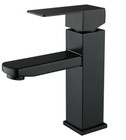Bathroom Sink Black Faucet Single Handle One Hole Rv Commercial Lavatory Vanity 