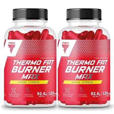 TREC NUTRITION THERMO FAT BURNER MAX 120 CAP – Gewichtsverlust, Schlankheitskur