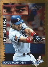 1995 Score Gold Rush Los Angeles Dodgers Baseball Card #567 Raul Mondesi HIT