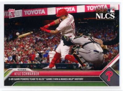 2023 Topps Now Kyle Schwarber Philadelphia Phillies #1012 - Image 1 of 2