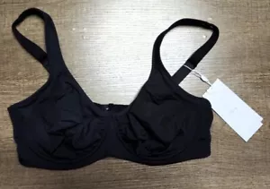 HSIA Minimizer Full Coverage Unlined Bra Adjustable Wide Straps Black Size 36D - Picture 1 of 8