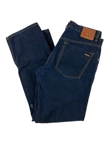 Volcom Solver Modern Straight Selvedge Blue Jeans 33x30 100% Cotton - Picture 1 of 6