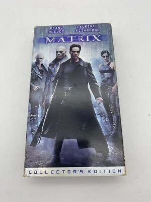 The Matrix (VHS, 1999) Collector’s Edition - Keanu Reeves Laurence Fishburne - Image 1 of 3