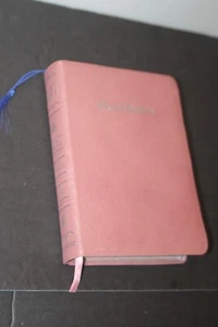 90's Holy Bible NKJV New King James Version 745DR Pink Leather unused - Picture 1 of 7