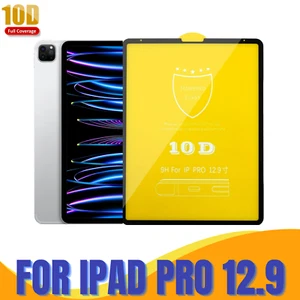 10D Hartglas Displayschutzfolie für iPad Pro 12,9 Zoll 3 4 5 6 Gen Vollabdeckung - Bild 1 von 5