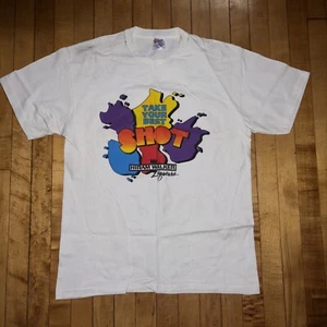 Vtg 1990s Graphic Tshirt Hiram Walkers - Picture 1 of 2