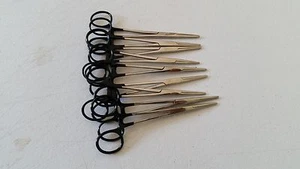 12 Kelly Thermostat Pinzette 5,5" chirurgisch Dental gerade Economy Grade (schwarz) - Bild 1 von 2