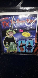 Toddler Witch Costume Orange & Black 1-2 Yrs Fancy Dress - Picture 1 of 1