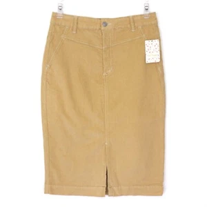 Free People We The Free Women's Camel Corduroy Pencil Skirt Size 29 NWT $98 - Bild 1 von 16