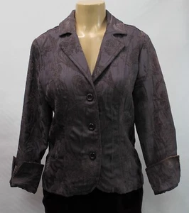 Erin London Women's Blazer Jacket Purple Size M - Picture 1 of 4