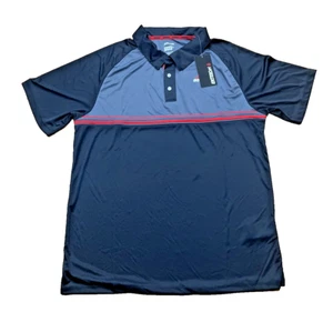 Ektelon Team Polo Golf Shirt~Racquetball~ Sz~XL~Dry-Fit Black~Gray~Red~ NWT! - Picture 1 of 10