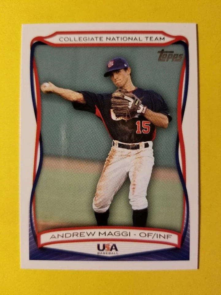 ANDREW MAGGI - RC ROOKIE USA NATIONAL TEAM #USA-32 * 2010 TOPPS USA BASEBALL - Image 1 of 1