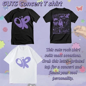 Olivia Rodrigo GUTS Concert T shirt Unisex Various Colours T-shirt Adults Kids - Picture 1 of 8