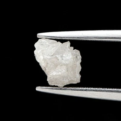 Diamante natural de lujo áspero 0,98 tcw diamante natural blanco lechoso forma irregular Foto 1 de 4