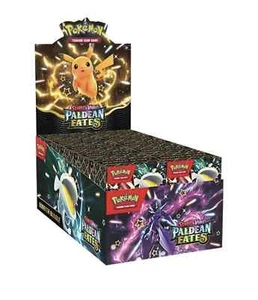 ENVÍO SELLADO - Pokemon Paldean Fates PAQUETE DE REFUERZO EXHIBICIÓN (10X MINI CAJAS) - Imagen 1 de 1
