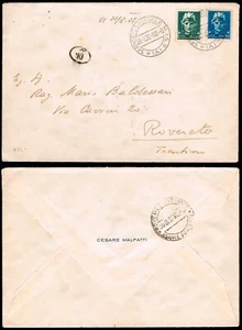 España - Tropas Italianas - 1939 - Sobre marca "10" + Mat "Servizio Speciale MIS - Imagen 1 de 1