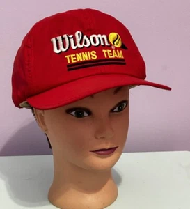 Gorra de Colección Wilson Sporting Goods Equipo de Tenis Snapback Años 80 - Imagen 1 de 9