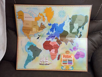РИСК 1975 настольная игра - замена игровой доски - английское издание Бесплатная доставка! - Изображение 1 из 4
