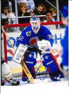 QUEBEC NORDIQUES JACQUES CLOUTIER SIGNED 8X10 - Picture 1 of 1
