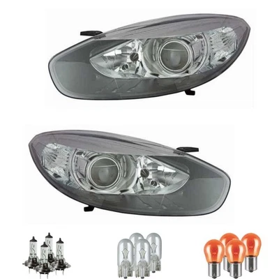 Halogen Scheinwerfer Set H7/H7 für Renault Fluence inklusive Lampen - Bild 1 von 4