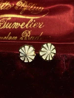 Vintage Ohrringe David Andersen Emaille Silber 925 Sterling Toril Bjorg ? - Bild 1 von 4