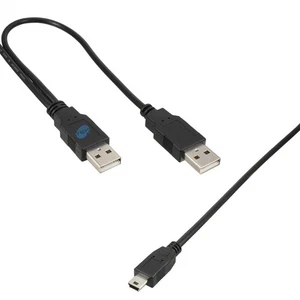 Cable Mini USB A doppia porta 1M For Tablets Graphic Compatible With Wacom - Picture 1 of 6