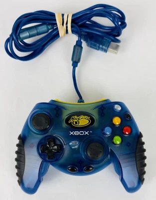 Mad Catz Original Xbox Controller Blue Control Pad Pro Model 4516 TESTED!!! - Image 1 of 3