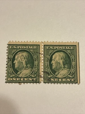 sello de Estados Unidos Scott 357 par horizontal muy bonito hallazgo Foto 1 de 3