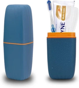 Toothbrush Cup Toothbrush Holder with Cover Travel Boothbrush Holder Portable... - Picture 1 of 7