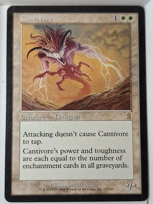Cantivore - Odyssey - Magic the Gathering MTG Nice! - Image 1 of 3