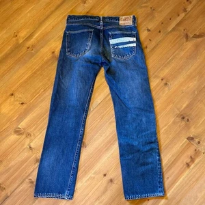 Momotaro Jeans Syutsujin Line Straight Denim Hose Größe 32 gebraucht aus Japan - Bild 1 von 6