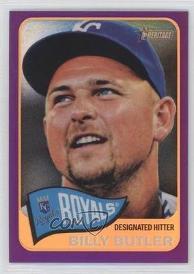 2014 Topps Heritage Chrome Purple Refractor Billy Butler #THC-474 - Image 1 of 2