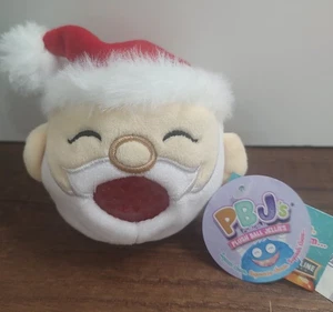 PBJs Plush Ball Jellies Collectible Santa Christmas Holiday Belly Pop Plush Toy - Picture 1 of 3