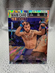 2025 Panini Contenders PFL MIKE SHIPMAN #44 Main Card Ticket /99 - Bild 1 von 2