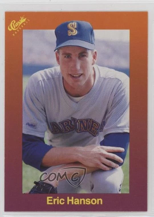 1989 Classic Update Orange Travel Edition Erik Hanson #145 Rookie RC - Image 1 of 2