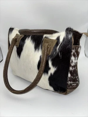 Myra Western Womens Shoulder Bag Leather Cowhide Tote - Image 1 of 4