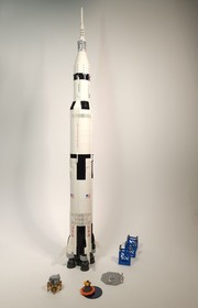 LEGO Ideas 21309 NASA Apollo Saturn V Build Complete 1 Alternate Piece No Manual