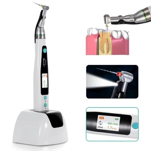 SANDENT Dental LED Endo Motor 16:1 Contra Angle Handpiece Root Canal Treatment - Picture 1 of 24