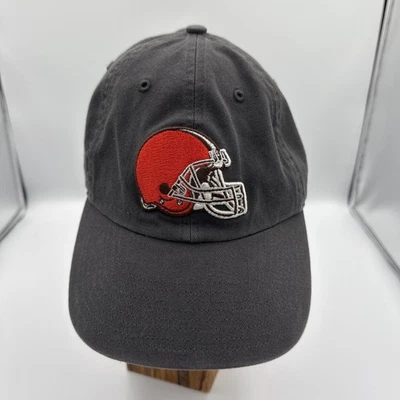'47 Brand NFL Cleveland Browns Season Ticket Member Hat Cap Gray Orange Patch - Image 1 of 4