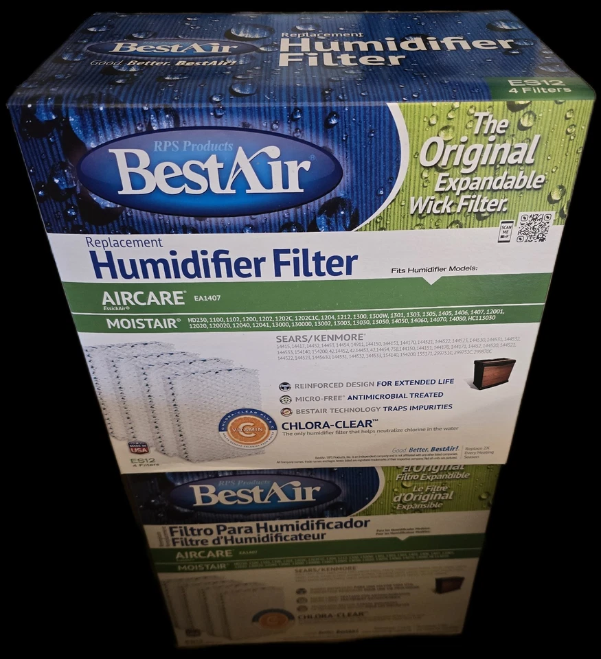 Extended Life Humidifier Replacement Wicks, 8-Pack ES12 - Image 1 of 4