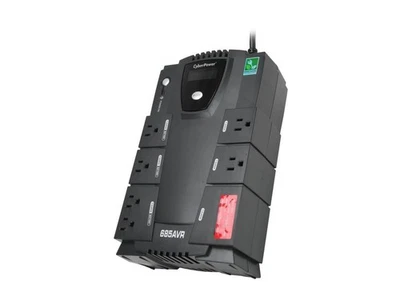 CyberPower CP685AVRLCD 685 VA 390 Watts 8 Outlets UPS - Image 1 of 4