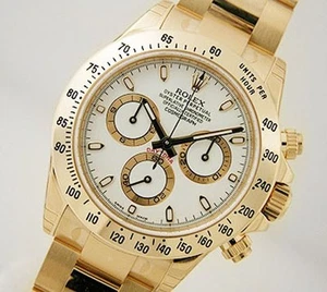 Rolex Cosmograph Daytona 116508 Yellow Gold Oyster White Index Dial 40mm Watch - Picture 1 of 4