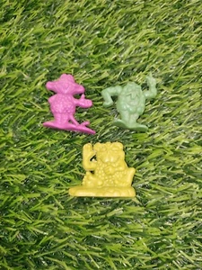 3 1974 Ralston Freakies Cereal Gargle Boss Moss Cowmumble Plastic Figure - Picture 1 of 2