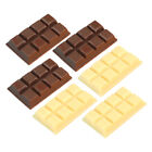 6 Pcs Simulated Chocolate Ornaments Phone Case Accessories