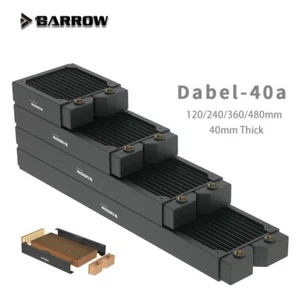 Barrow Kupfer Heizkörper 40 mm Dicke Verwendung für 120 mm Lüfter Dabel-40a 240/360/480 - Bild 1 von 16