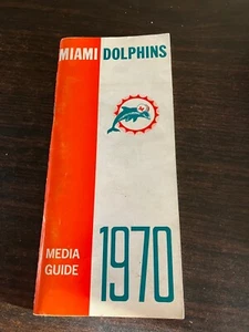 Miami Dolphins 1970 Media Guide, Griese, Shula, Little, Warfield, Sonka, Kick - Bild 1 von 2