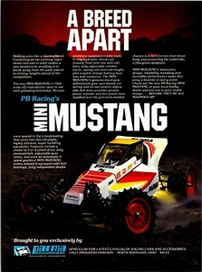 PB Racing Mini Mustang Electric Racer 1/10 Print Ad Wall Art Decor Ephemera - Picture 1 of 1