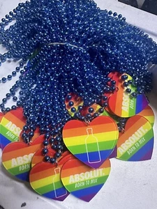 Collana LGBTQ Arcobaleno Orgoglio Ciondolo Amore Gay Queer 25pz - Foto 1 di 4